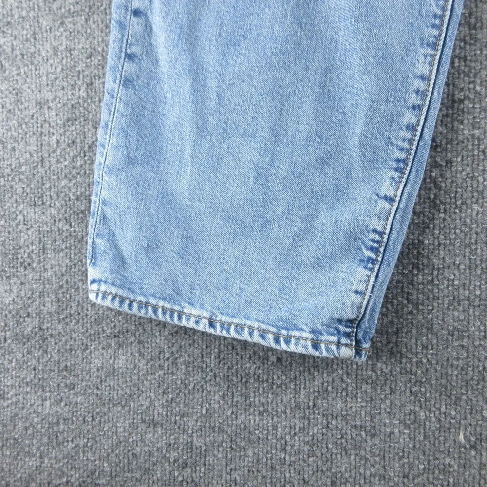 Levis 541 Jeans Mens 42x30 Blue Premium Straight Light Wash Stretch Denim